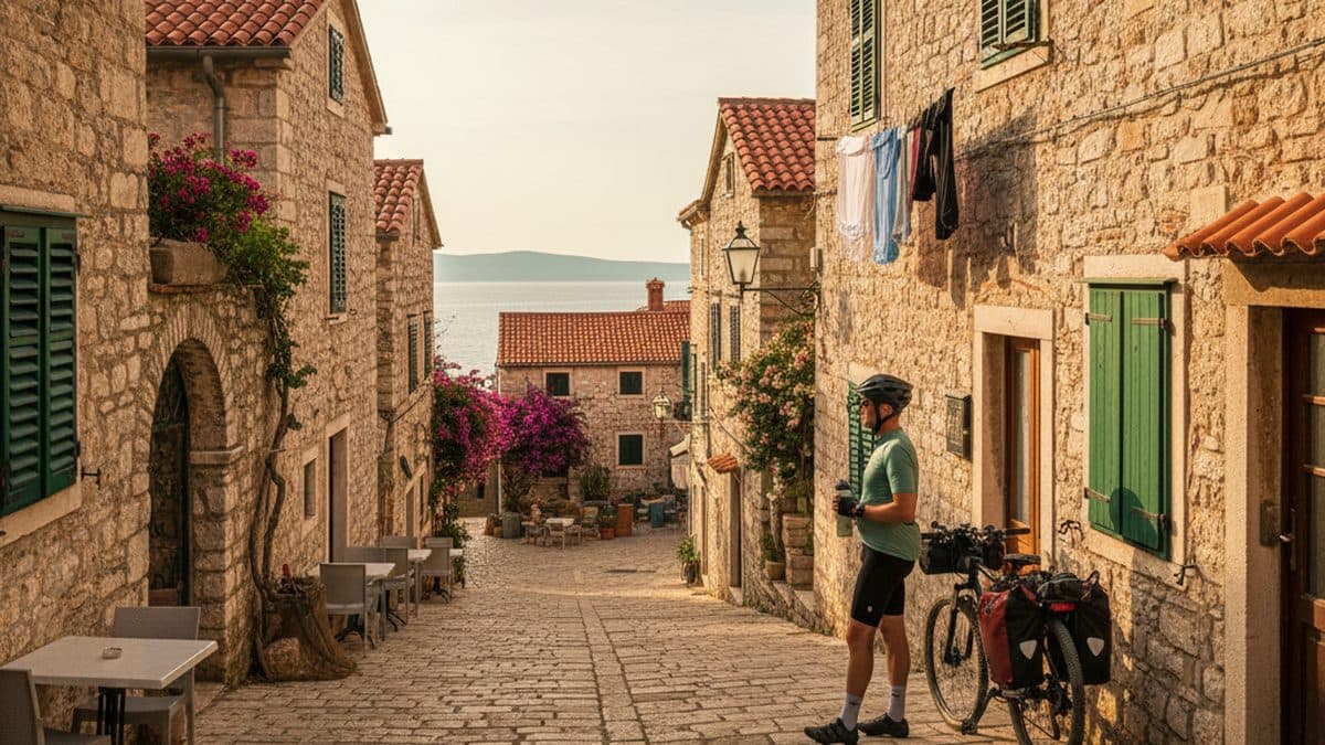 Venice – Trieste – Istria: Adriatic Coast by Bike Illustrative image, AI-generated or AI-modified: Venice – Trieste – Istria: Adriatic Coast by Bike