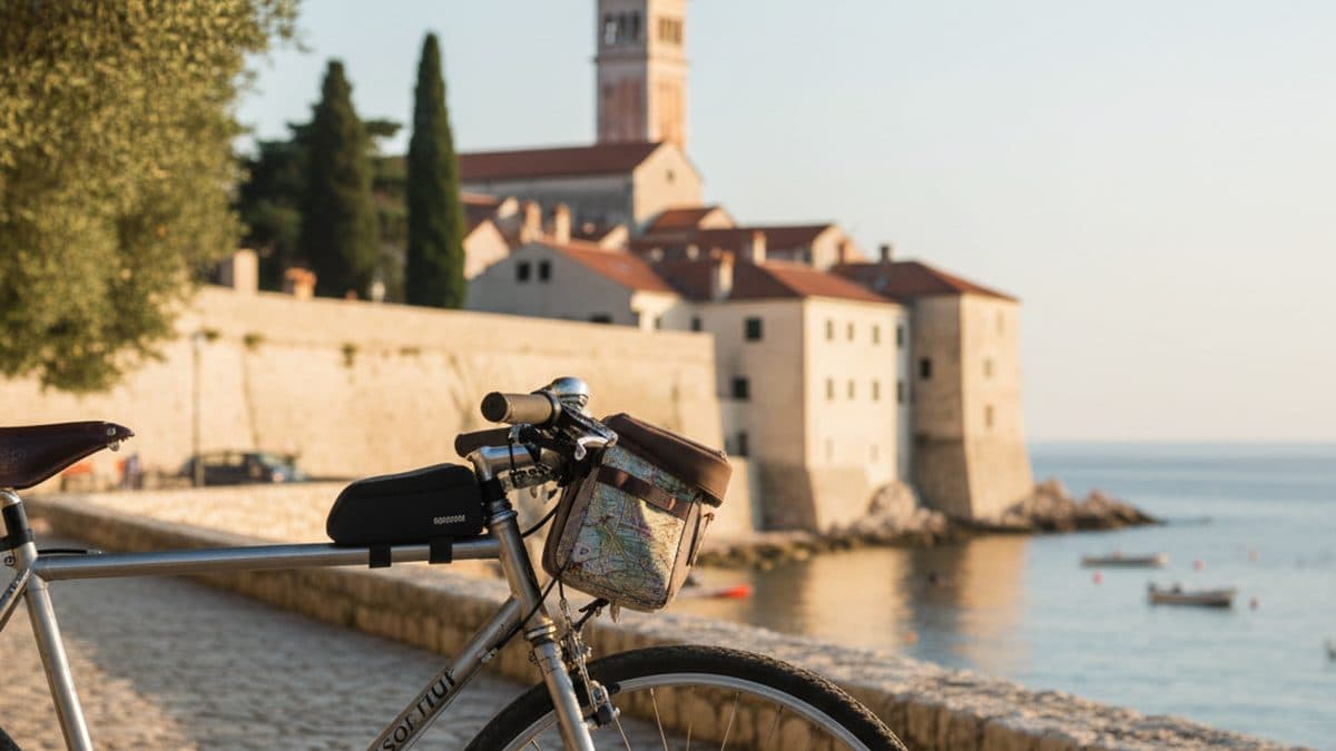 Venice – Trieste – Istria: Adriatic Coast by Bike Illustrative image, AI-generated or AI-modified: Venice – Trieste – Istria: Adriatic Coast by Bike